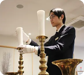 画像：メモワールで働くスタッフ